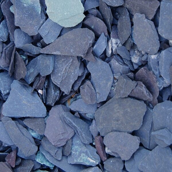 blue slate chippings 40mm b&q